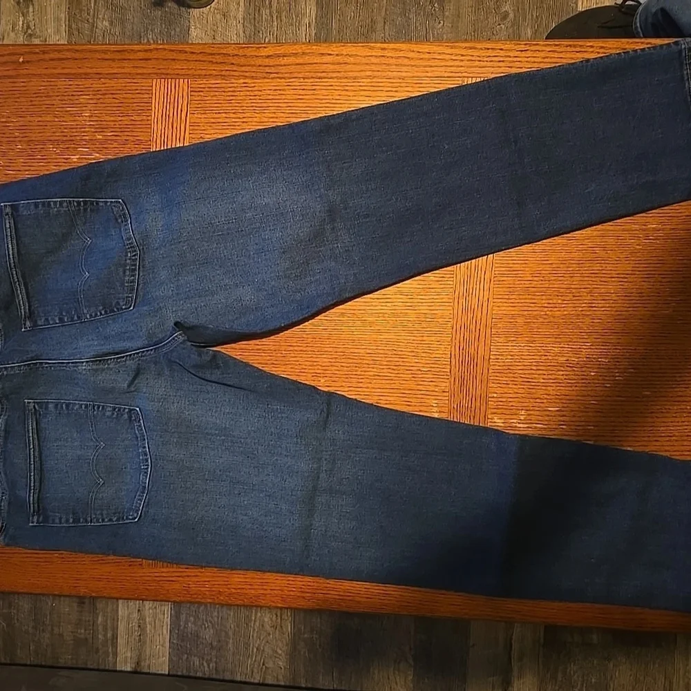 American Eagle Outfitters Dark Blue Straight Jeans - Picture 2 of 3